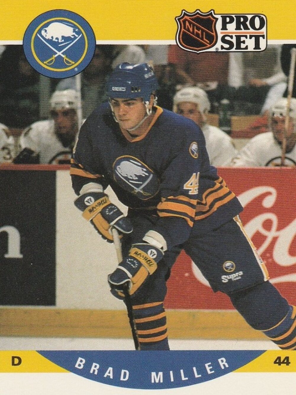 Brad Miller - 1990 Pro Set Hockey Card
